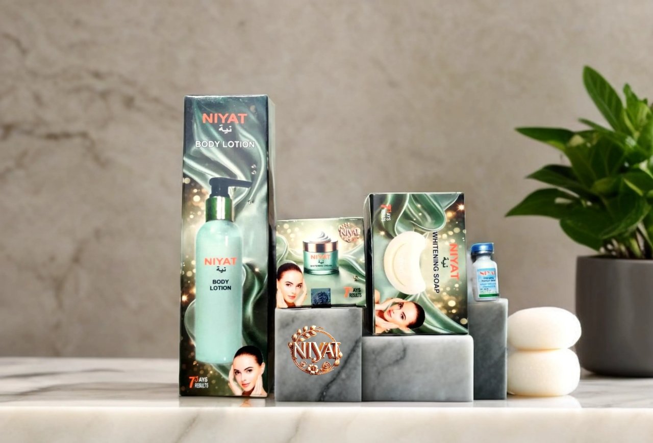 NIYAT Whitening Cream Lotion Serum and Soap Kit