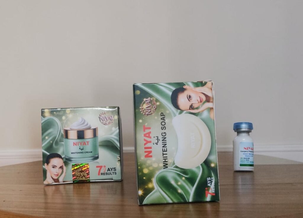 NIYAT Whitening Cream Serum and Soap